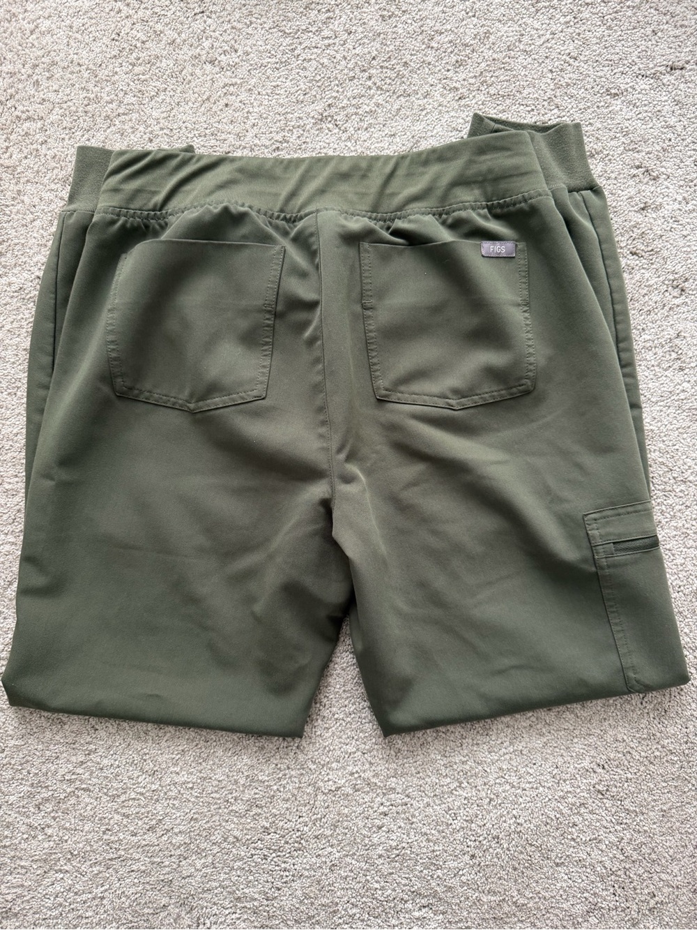 Figs Women's Dark Green Jogger Scrub Pants - Picture 4 of 5